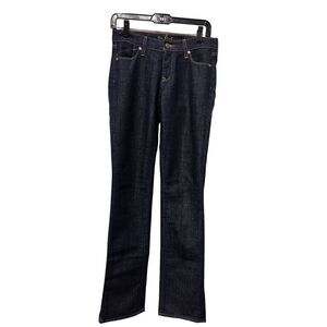 Old Navy The Flirt Women Size‎ 27 Waist Blue Dark Wash Stretch Denim Jean CGH-C